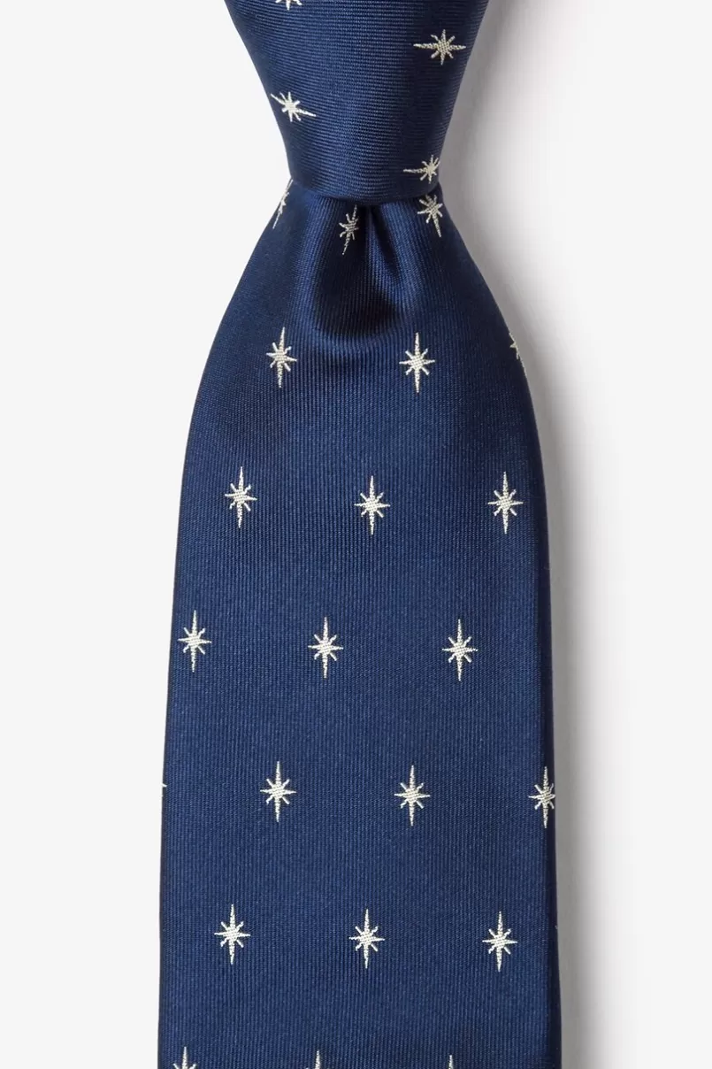 Ties Written In The Stars Navy Blue Tie Store