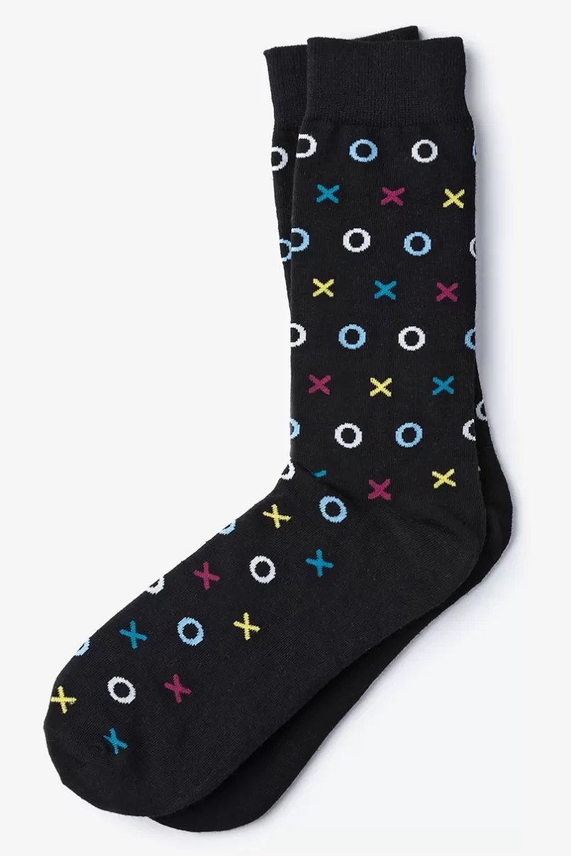 Ties XOXO Black Sock Discount