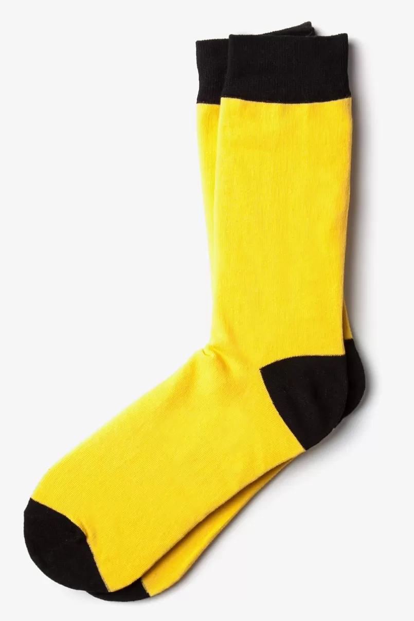 Ties Irvine Sock Yellow Flash Sale