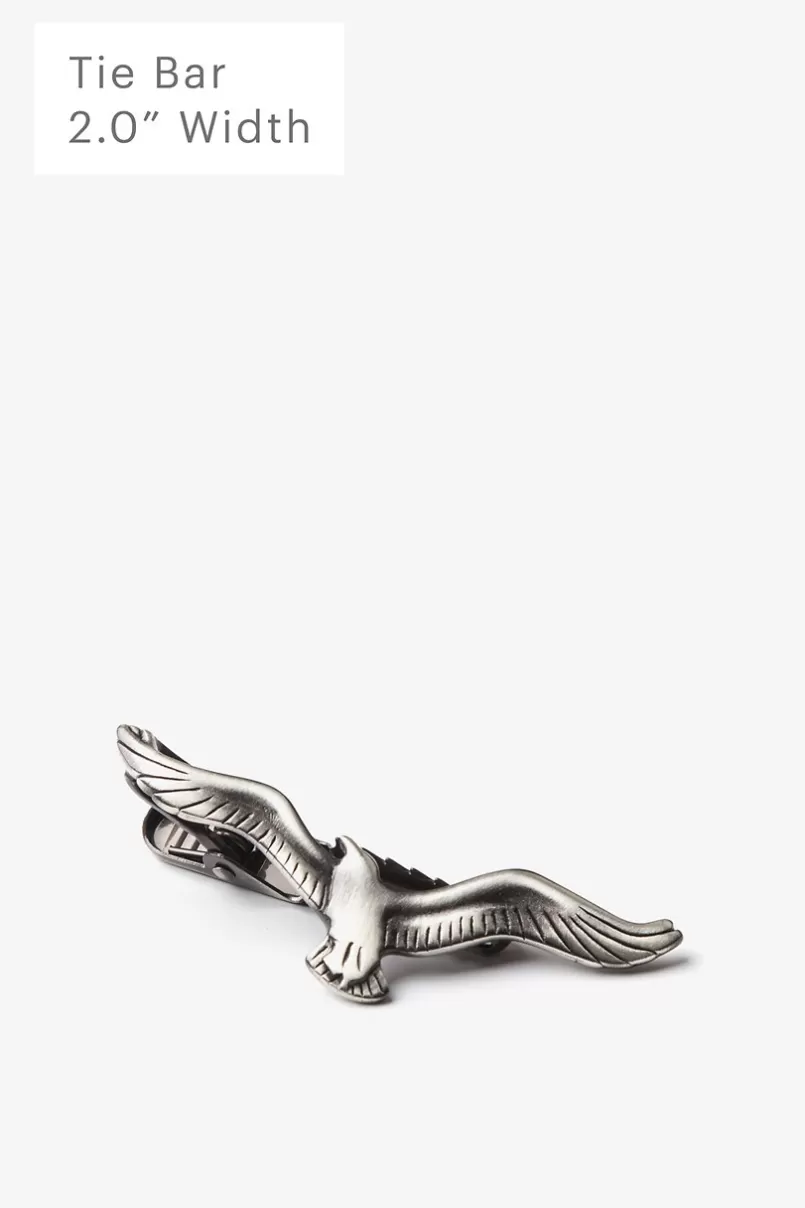 Ties You Go Gull Antiqued Silver Tie Bar Sale