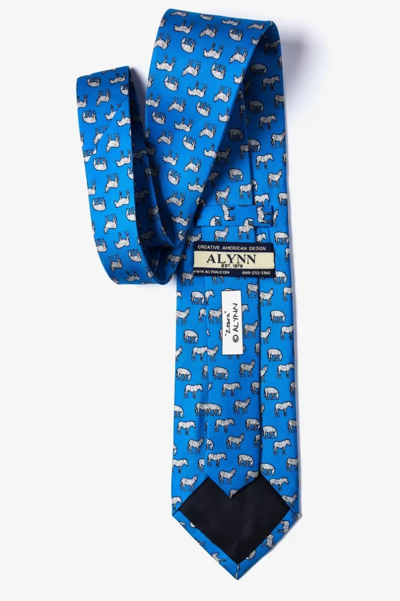 Ties Zebra Blue Tie Discount